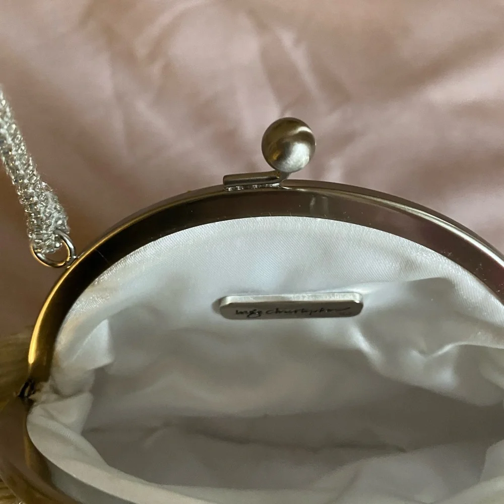 Chic Platinum Evening Bag - Picture 5 of 5